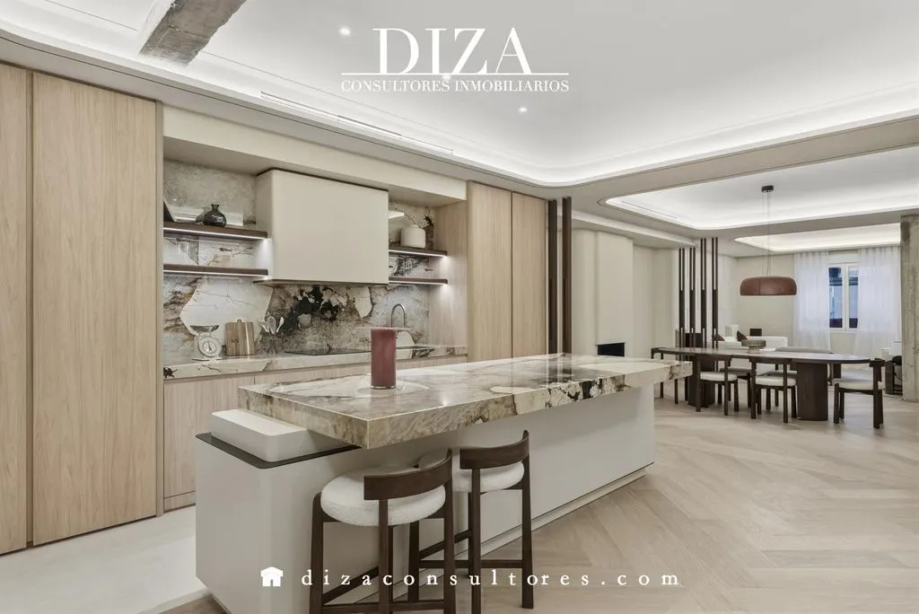 Cuisine - Luxury Flat with 4 Bedrooms in Madrid
