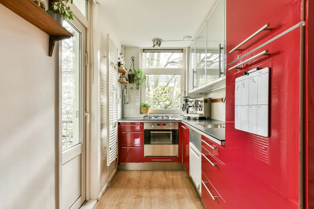 Köök - Charming Duplex with Balcony in Westerpark