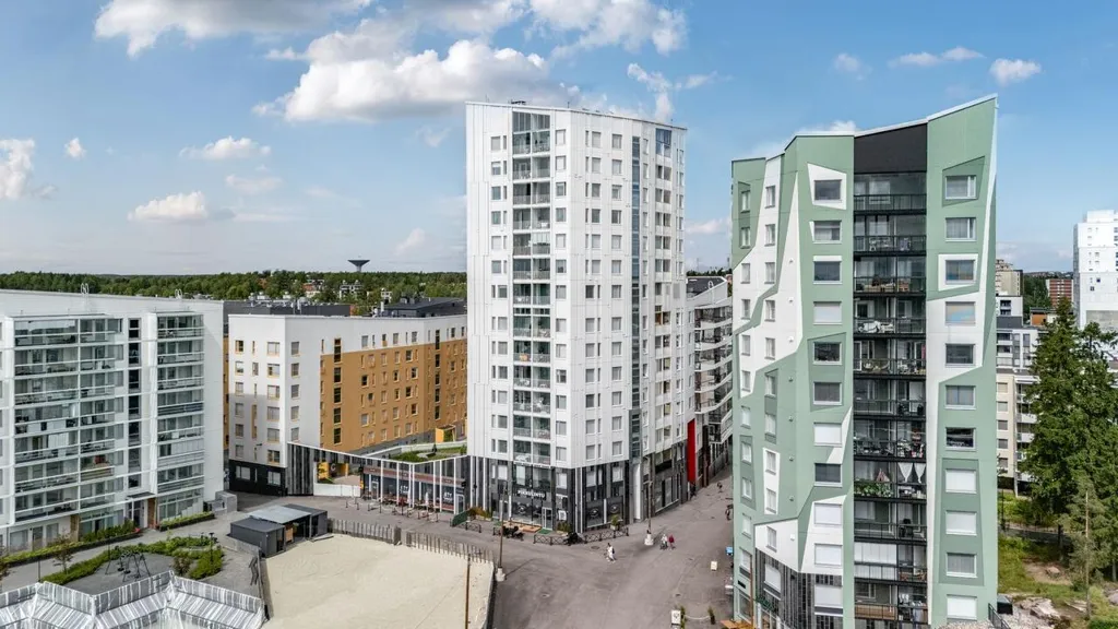Vue aérienne - Apartment with Balcony in Myyrmäki, Vantaa