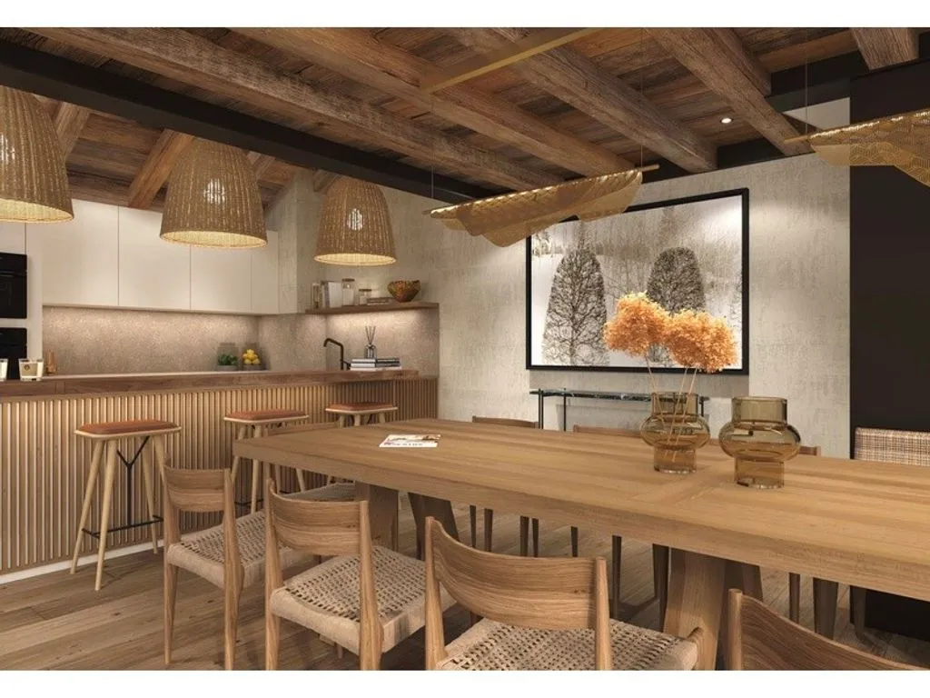 Söögituba - Luxury Flat with Pool in Saint-Étienne-de-Tinée