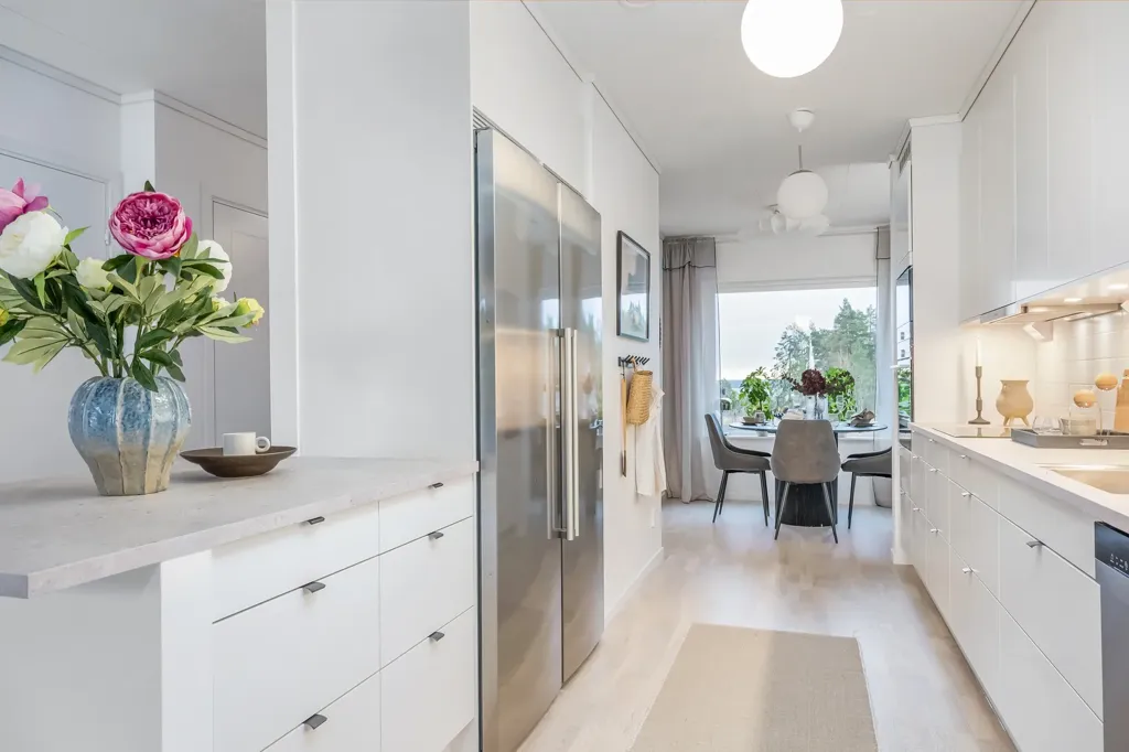Köök - Apartment with Garden in Norrköping