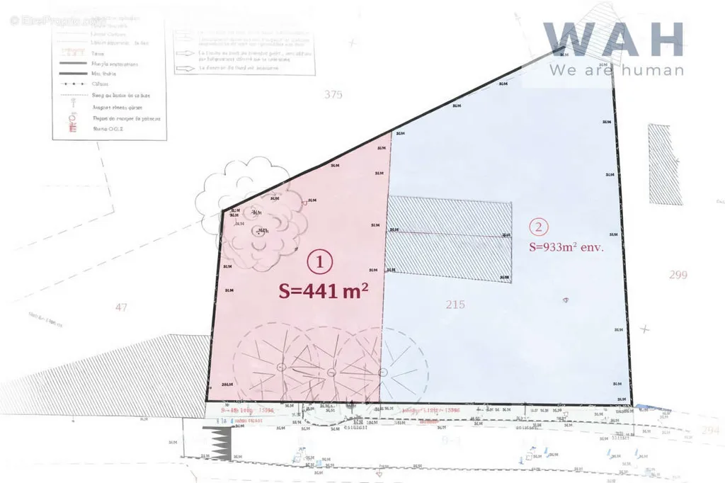 Plaan - Buildable Plot with Parking near Quissac Centre