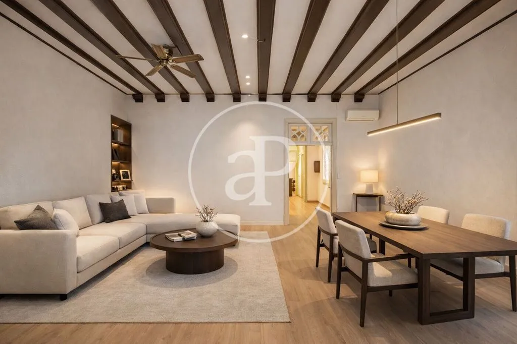 Dining Room - Classical Apartment in Eixample Dreta, Barcelona