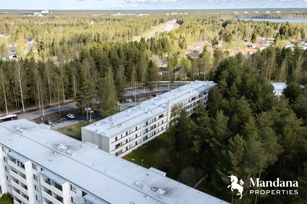 Vue aérienne - Apartment with Garden in Oulu