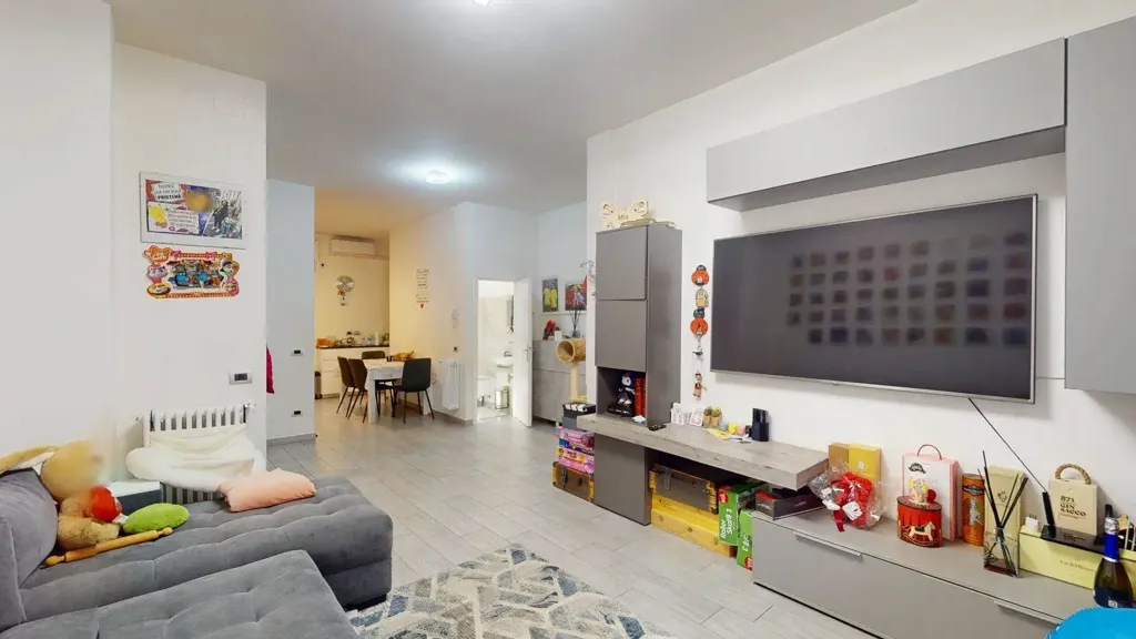Séjour - Ground Floor Apartment with Balcony in Florence