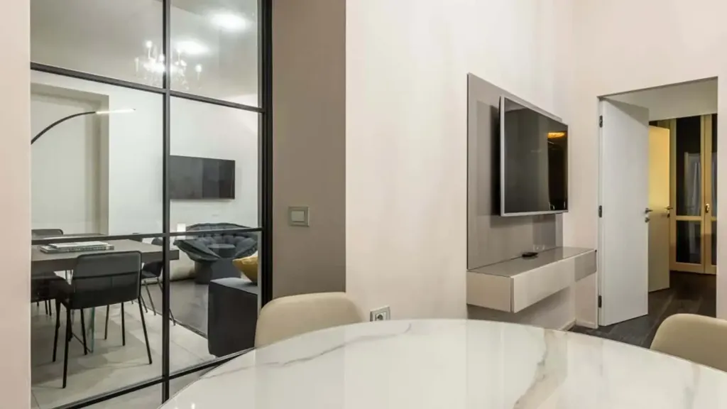 Söögituba - 3-Bedroom Apartment with Hammam in Milan