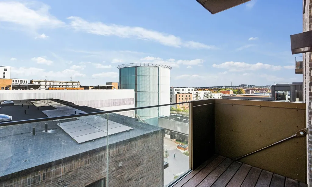 Balcon - Apartment with Limfjord View in Aalborg