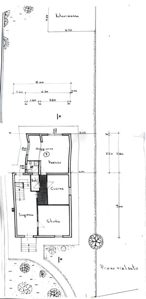 Plan - Maison 5 pièces à Cesena
