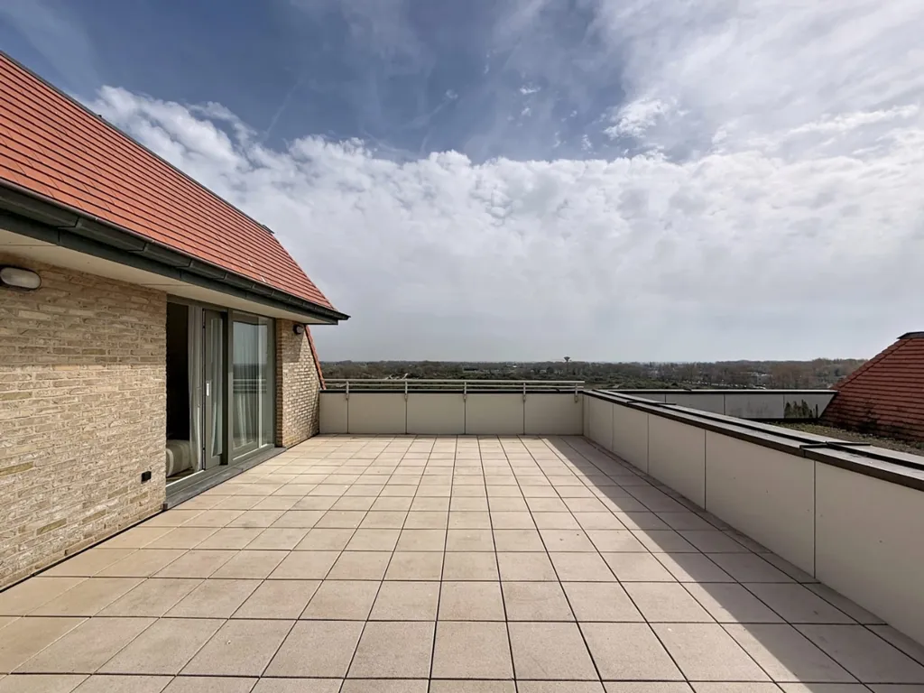 Terrasse - Penthouse avec Vue Panoramique à Nieuwpoort