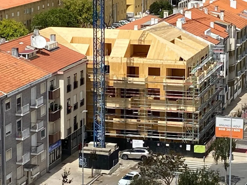 Vue aérienne - Luxury Duplex Apartment with Terrace in Aveiro