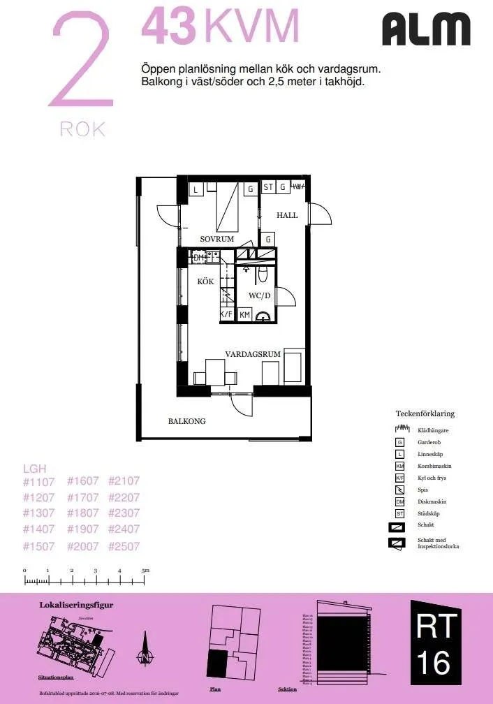 Plan - Apartment with Large Balcony in Rinkeby