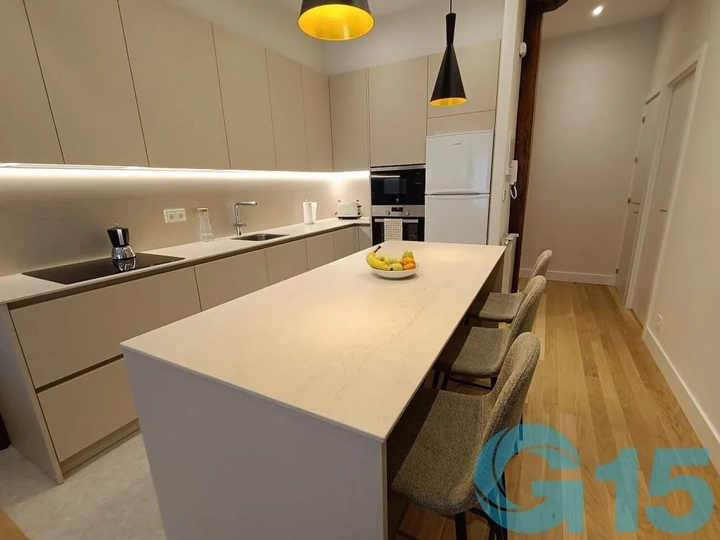Cucina - Apartment with Balcony in Central San Sebastián
