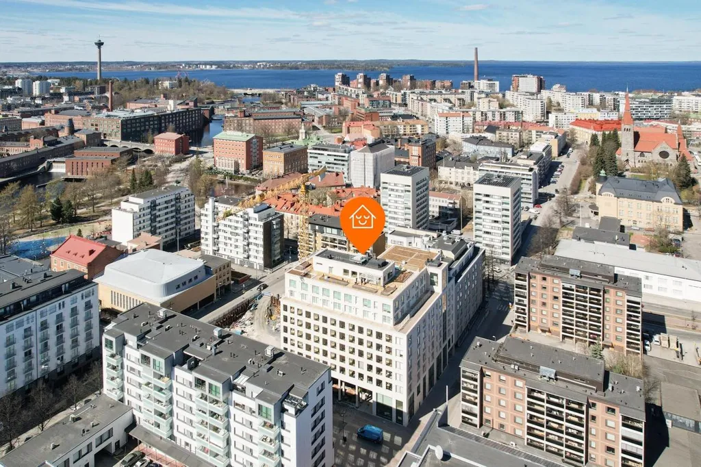 Vue aérienne - Appartement 2 pièces à Tampere