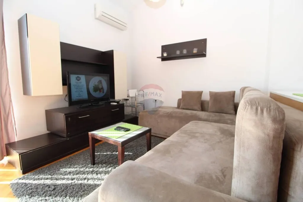 Séjour - Two-Storey Apartment with Sea View in Kastav
