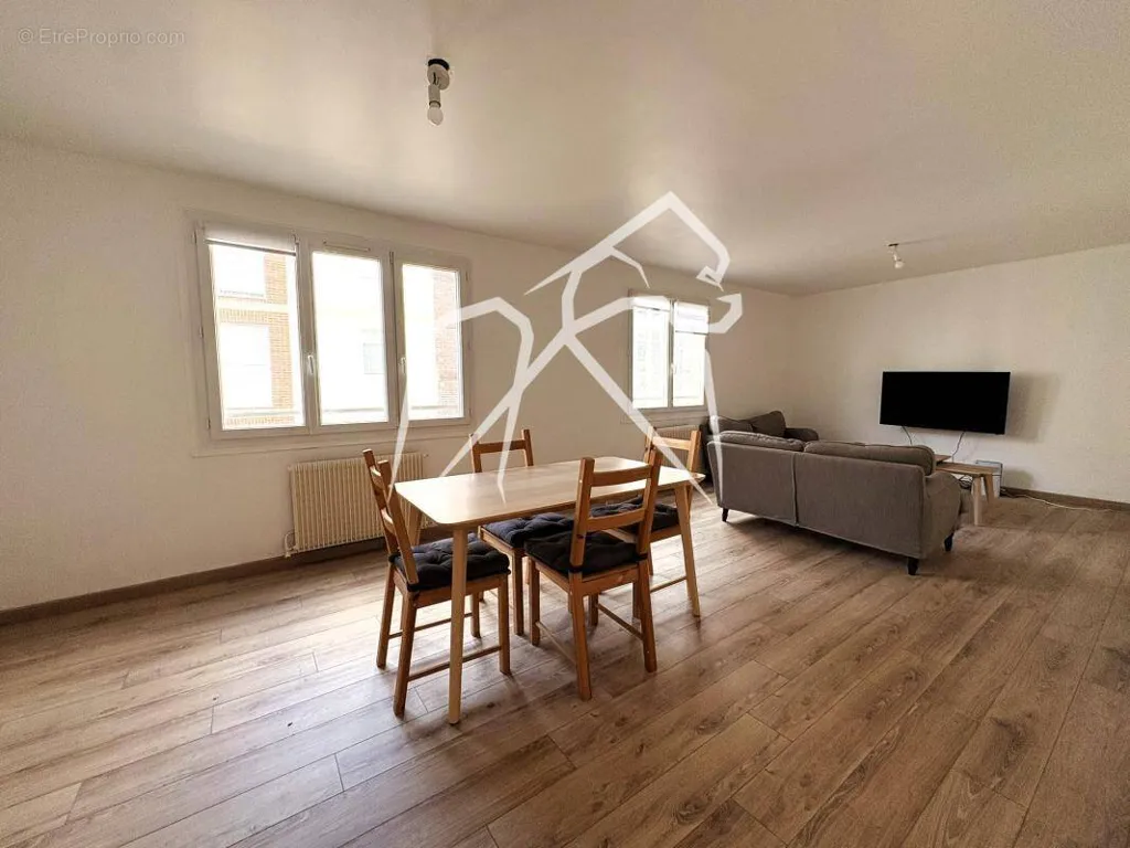 Soggiorno - T3/T4 Apartment with Private Parking in Rouen