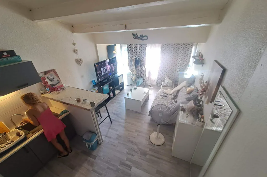 Planimetria - Studio with Mezzanine in Le Cap d'Agde