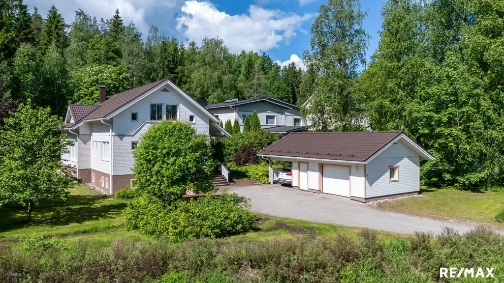 Vista aerea - Energy-Efficient House with Garden in Lahti
