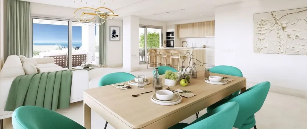 Salle à manger - Penthouse with Pool in Benahavís, Málaga