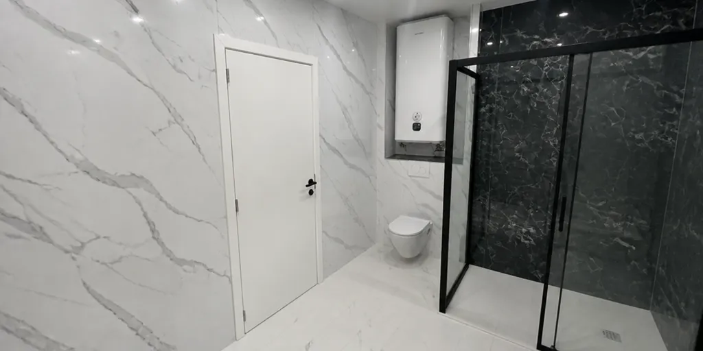 Salles de bain - Villa avec jardin à Jumet