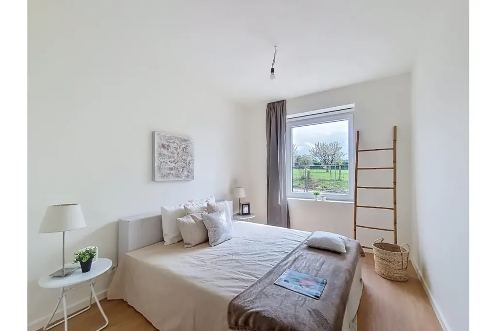 Chambres - Maison Neuve avec Terrasse et Vue sur les Collines à Renaix