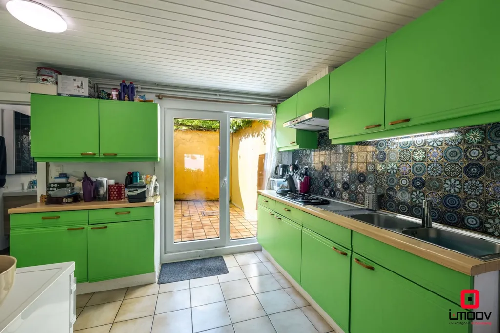 Cuisine - Maison Caractéristique avec Jardin à Gand