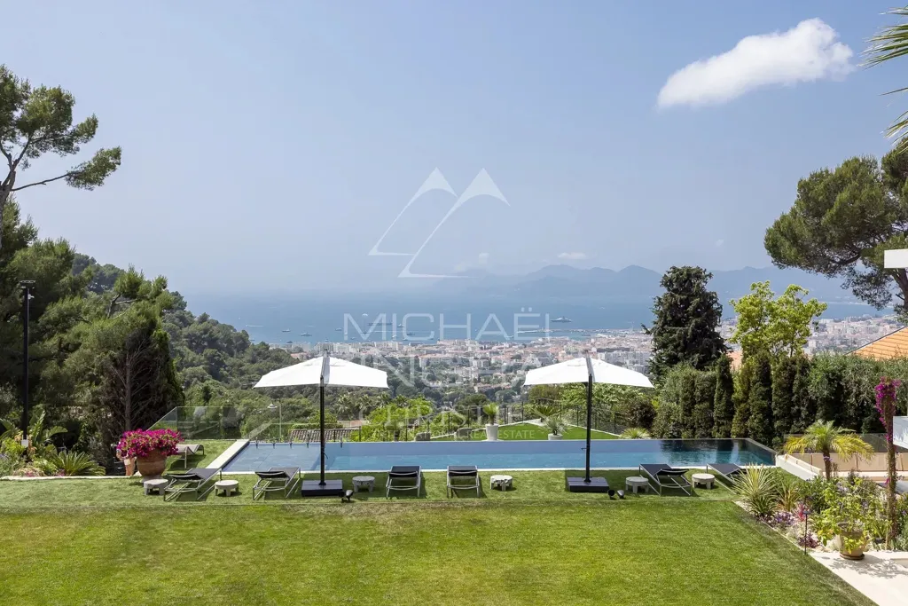 Jardin - Villa de luxe avec vue mer à Cannes