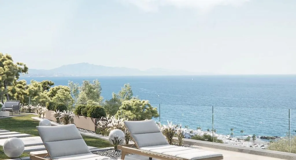 Terrasse - Luxury Villa with Sea View in Marbella