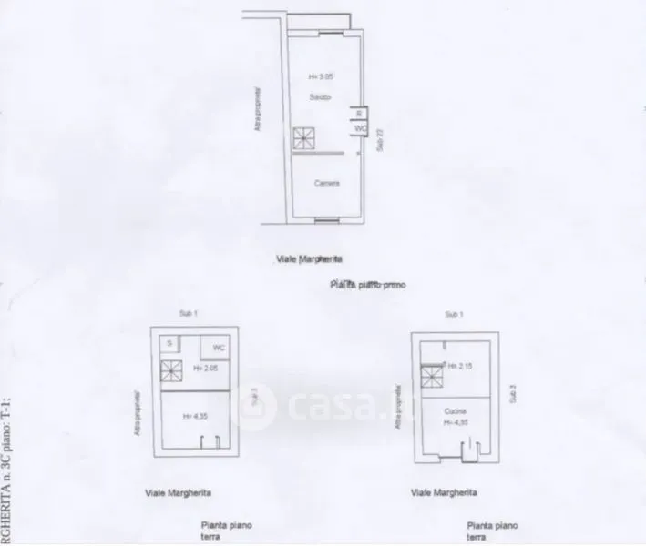 Plan - Two-Level Apartment with Sea View in Guglionesi