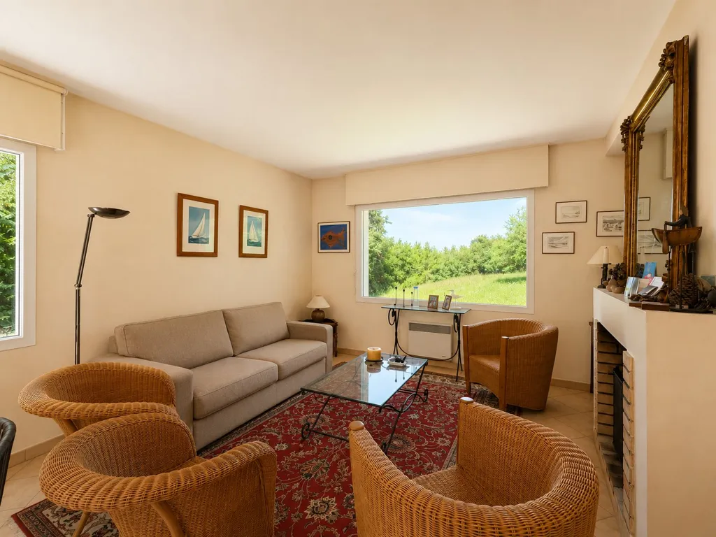Séjour - Maison contemporaine avec terrasse au sud à Saint-Cast-le-Guildo