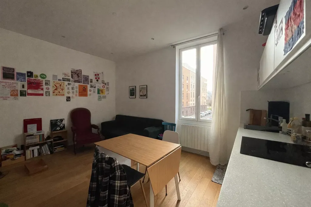 Kitchen - Renovated Flat with Saint-Louis View in Lyon