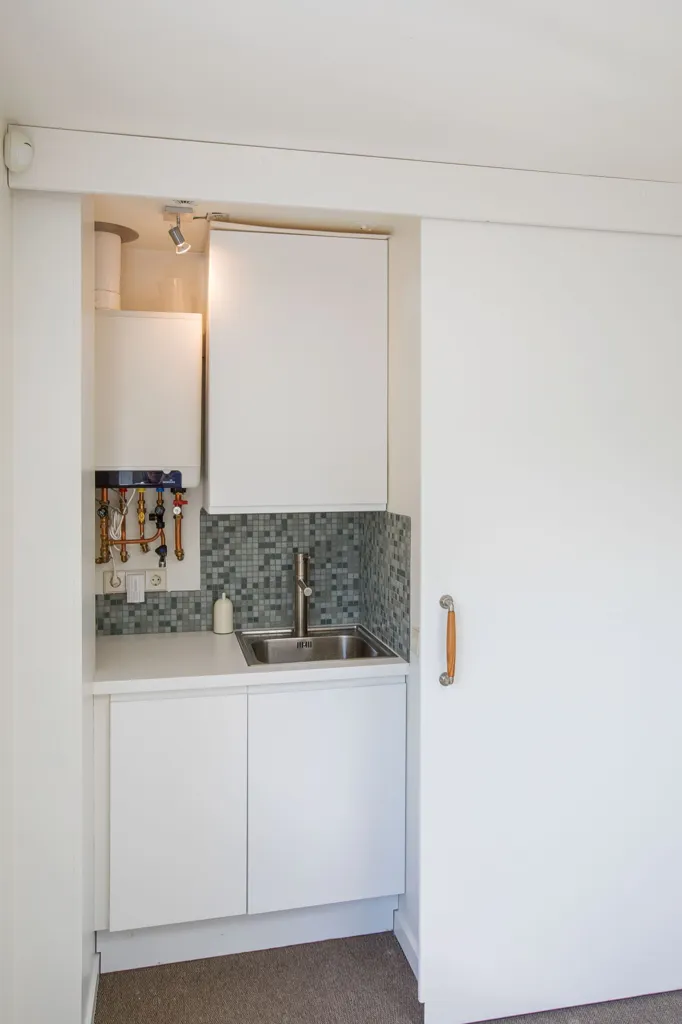 Köök - Semi-detached House with Office Space in Arnhem