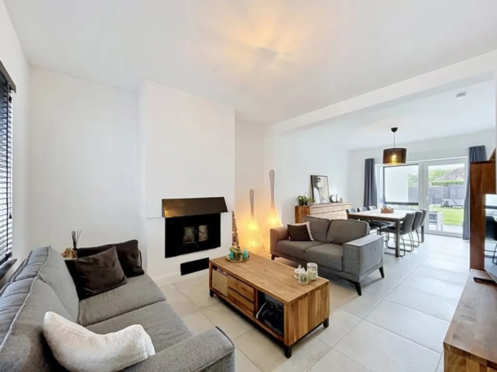 Soggiorno - Energy-Efficient House with Garden in Zingem