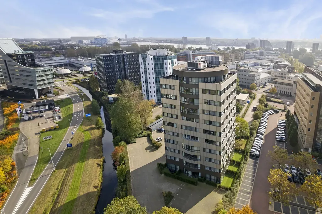 Õhuvaade - Modern Studio Flat with Garden in Capelle aan den IJssel