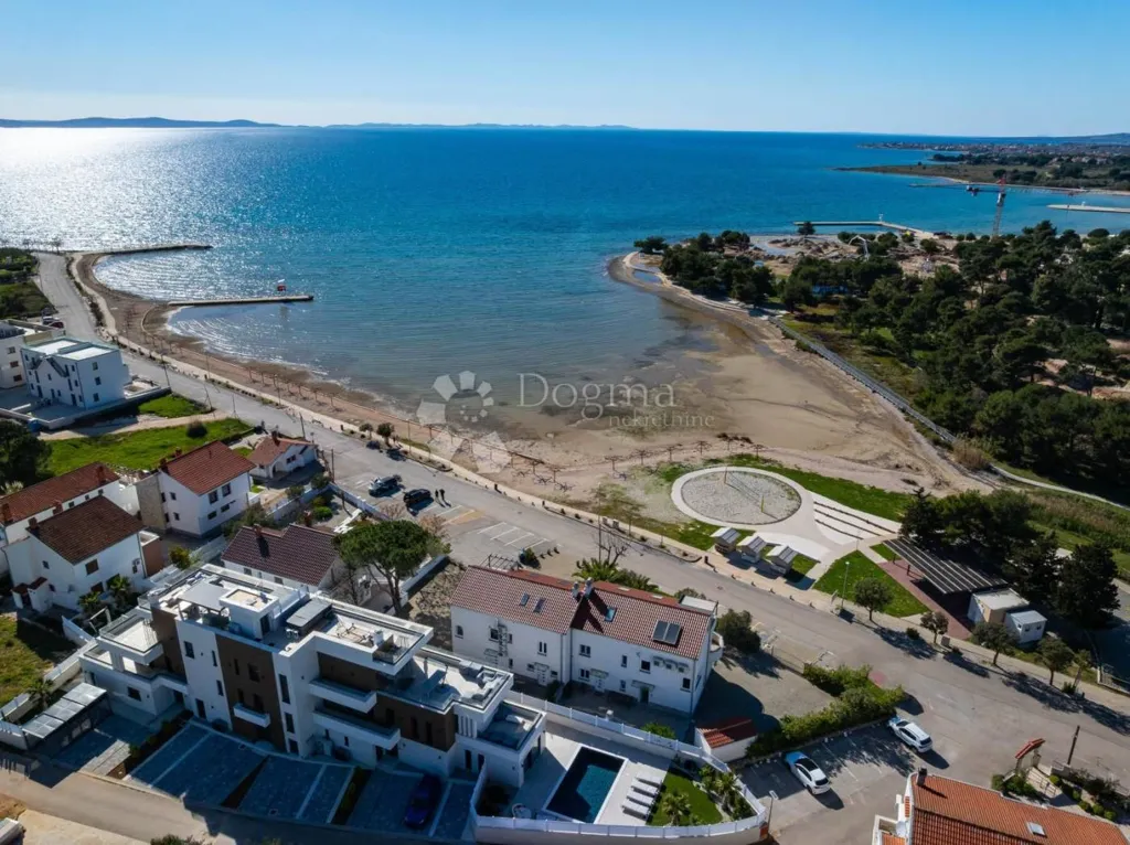 Vista aerea - Modern House with Sea View in Zaton, Nin