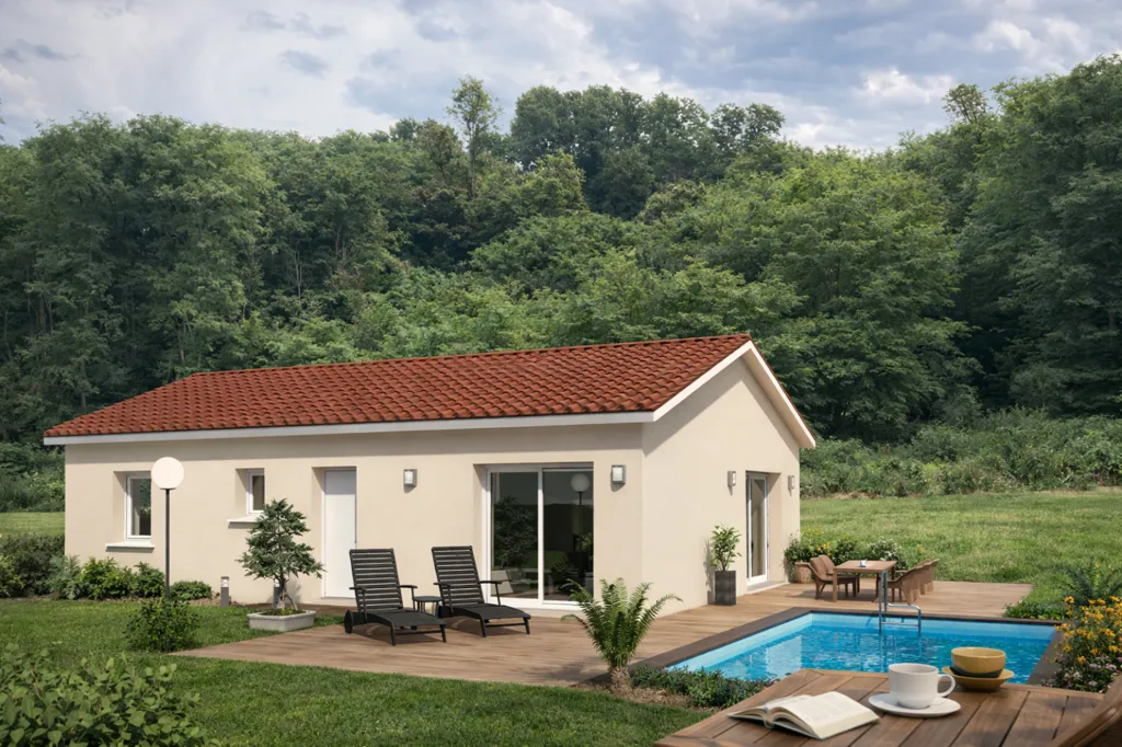 Piscina - Viabilised Plot with Forest View in Voglans