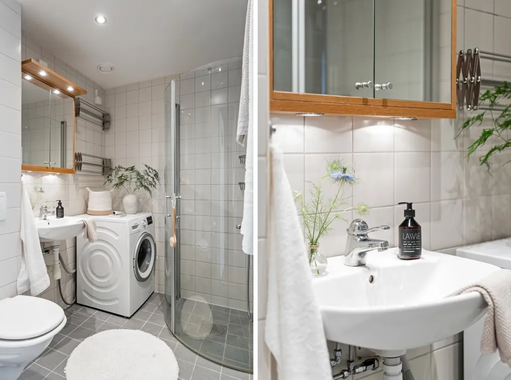 Salles de bain - Apartment with Panoramic View in Göteborg