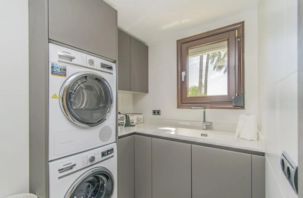 Pesuköök - Luxury Apartment with Sea Views in Marbella