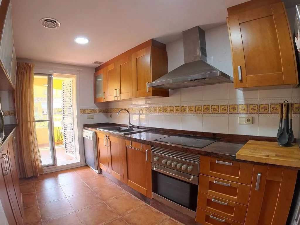 Cuisine - Semi-detached House with Pool in Almardà