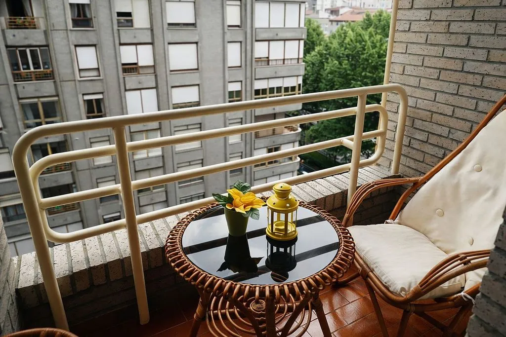 Balcon - T2 Flat with Terrace in Numancia - San Fernando