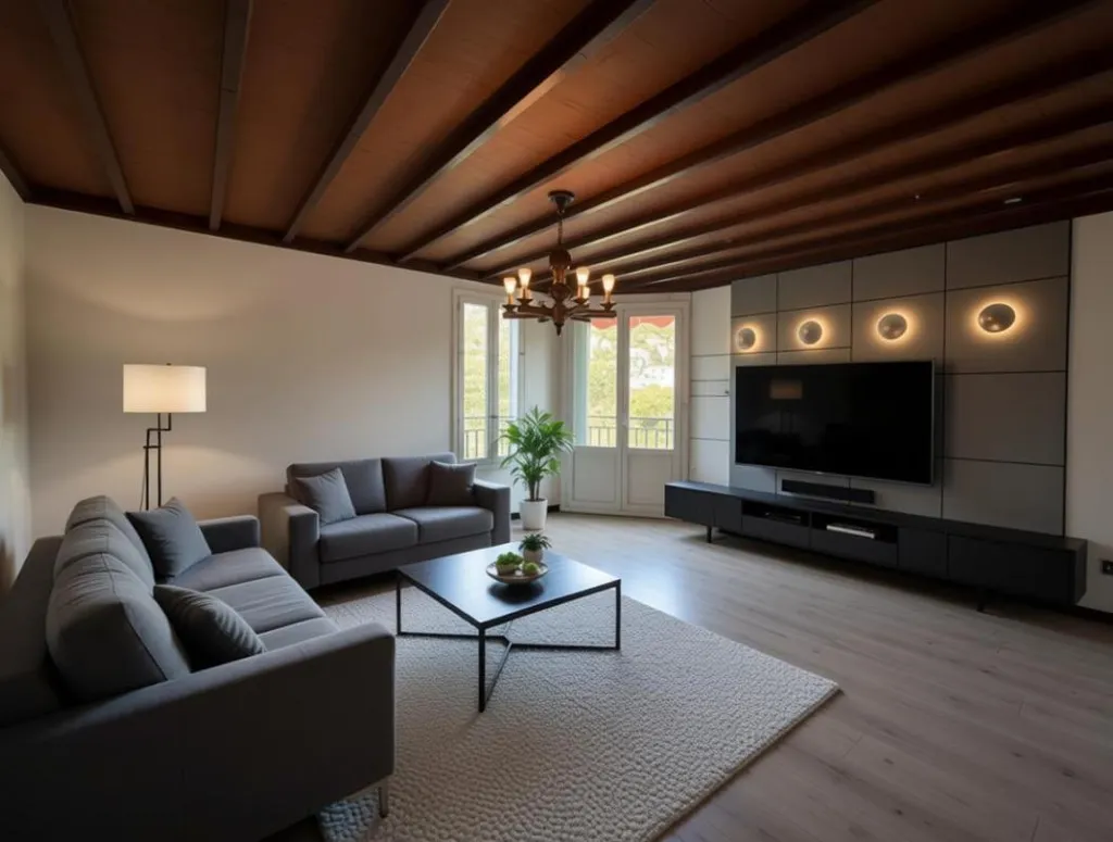 Soggiorno - T3 Apartment with South-West View in Vallespir