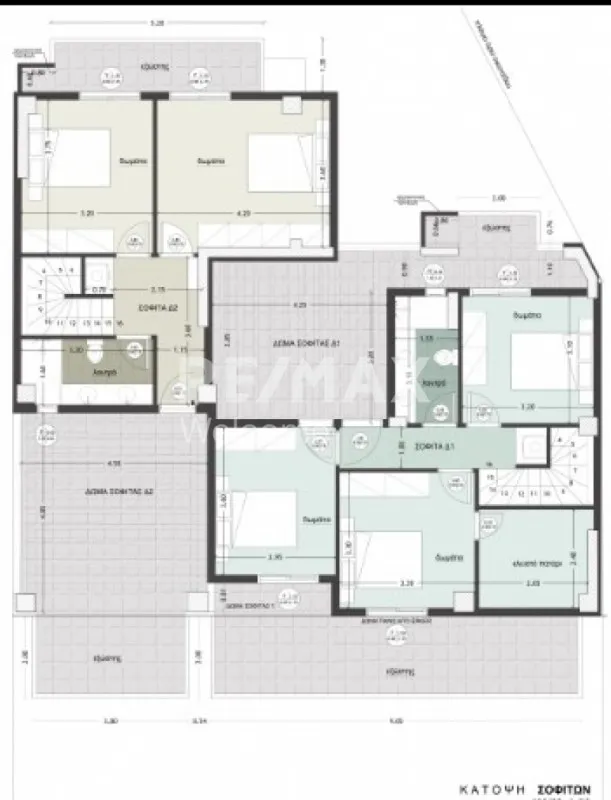 Plan - Luxury Mezzanine with Balcony in Toumba