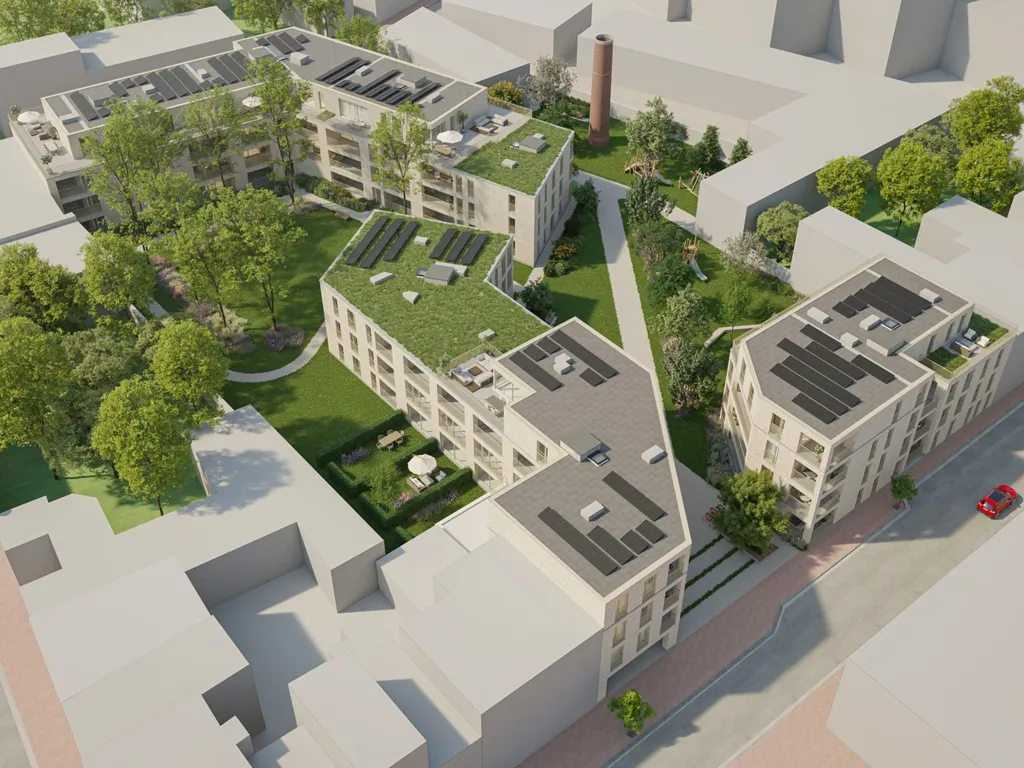 Õhuvaade - New Apartments with Underground Parking in Roeselare