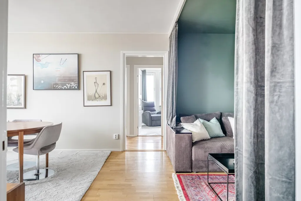 Elutuba - Apartment with Western Balcony in Solna