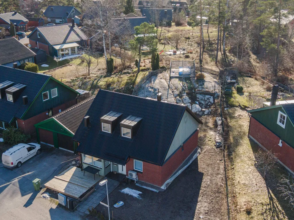 Vue aérienne - Renovated Villa with Garden in Eskilstuna