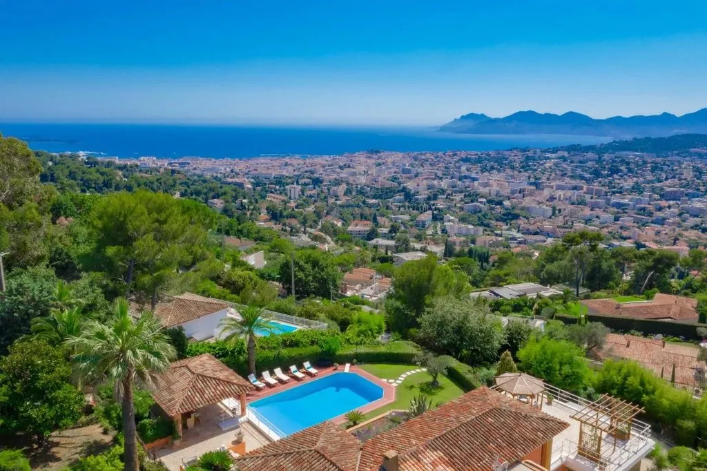 Õhuvaade - Luxury Villa with Sea View in Cannes