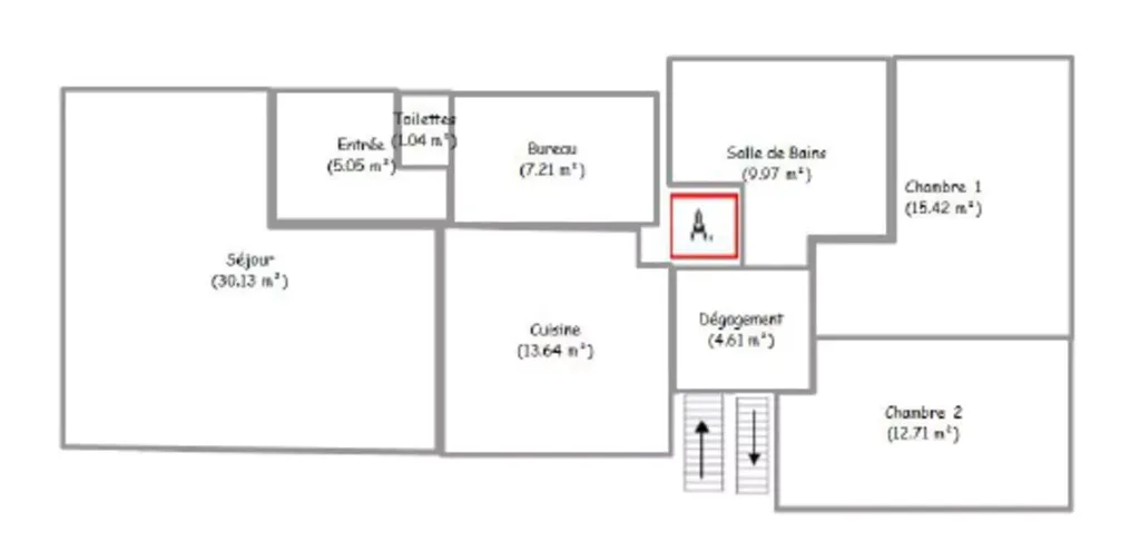 Plan - Villa avec Panneaux Solaires à Dardilly