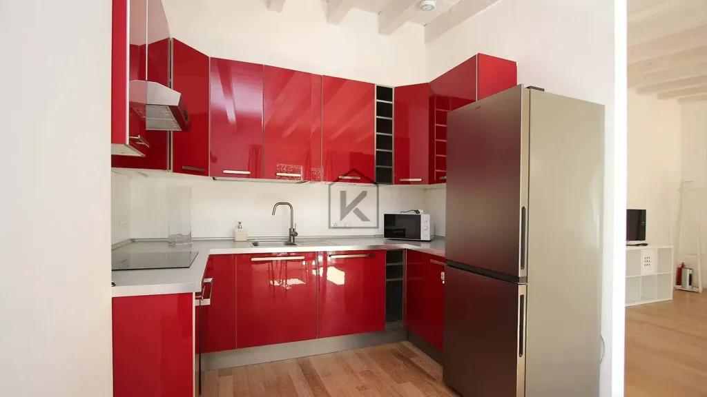 Cuisine - Bright Triplex with Balcony in Milan