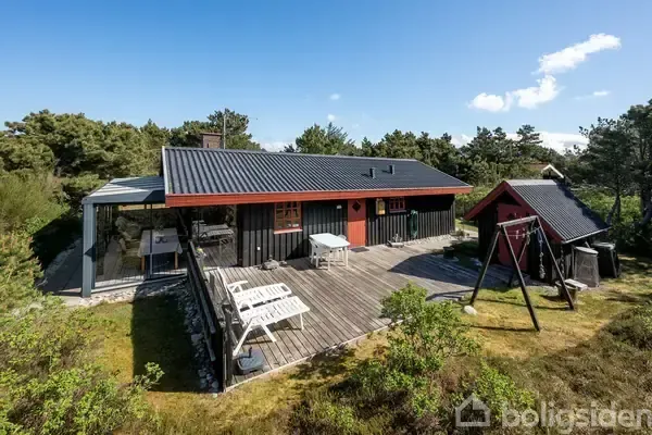 Vue aérienne - Cottage with Garden near Hvide Sande