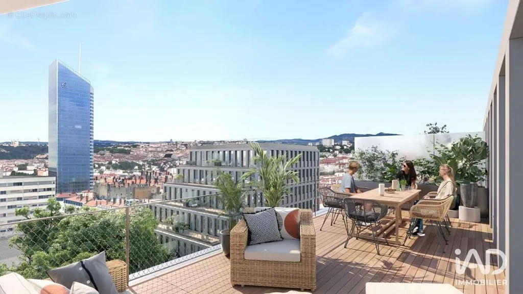 Terrasse - Appartement T3 avec Balcon à Lyon 3e