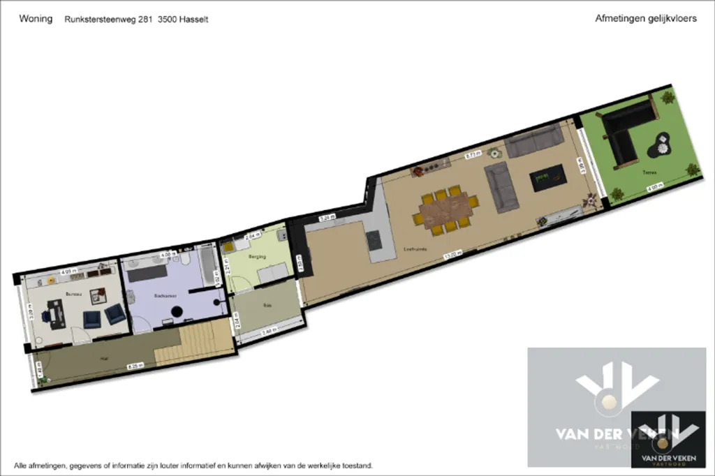 Plan - Résidence Rénovée avec Terrasse à Hasselt